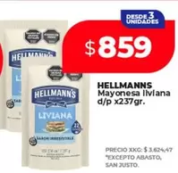 Hellmann's - Mayonesa liviana