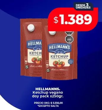 Hellmann's - Ketchup vegano
