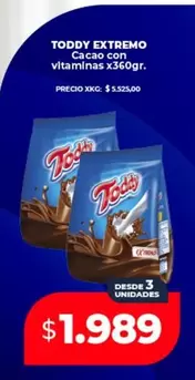 Toddy - Cacao con vitaminas