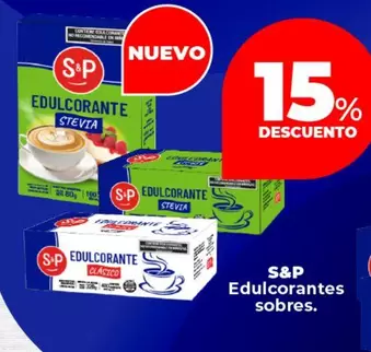 S&P - Edulcorantes sobres