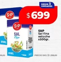 S&P - Sal fina estuche