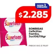 Sonrisas - Galletitas frambu.