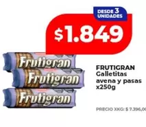 Frutigran - Galletitas avena y pasas