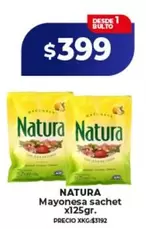 Natura - Mayonesa sachet
