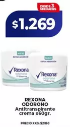 Rexona - ODORONO Antitranspirante
