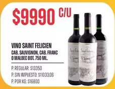 Malbec - VINO SAINT FELICIEN