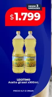 Legítimo - Aceite girasol