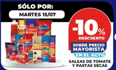 Vicente - SALSAS DE TOMATE Y PASTAS SECAS