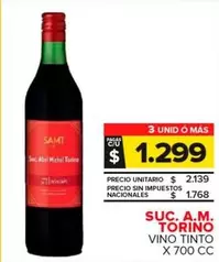 Suc. Abel Michel Torino - Vino Tinto
