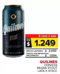 Quilmes - Cervesa Negra Stout