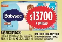 Babysec - PAÑALES