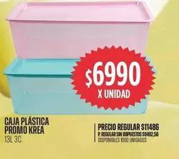krea - CAJA PLÁSTICA PROMO KREA