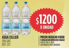 Cellier - AGUA CELLIER