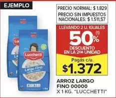 Lucchetti - ARROZ LARGO FINO 00000