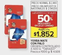 Origen - YERBA MATE CON PALO