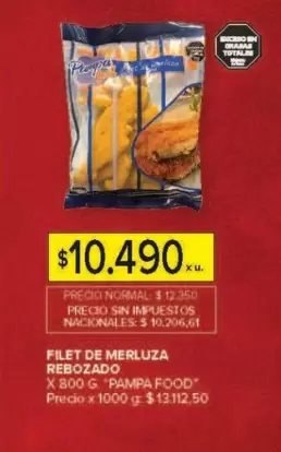 Pampa - FILET DE MERLUZA REBOZADO