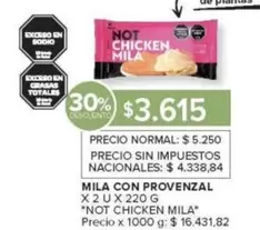 X$ - CHICKEN MILA