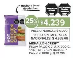 X$ - MEDALLÓN CRISPY