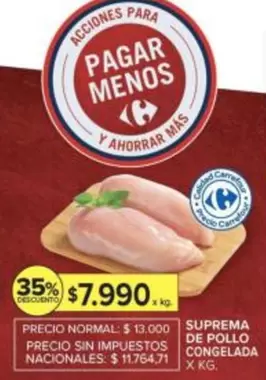 Mas - SUPREMA DE POLLO CONGELADA