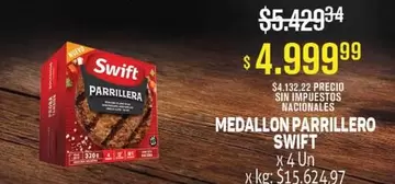 Swift - MEDALLON PARRILLERO