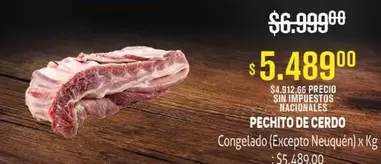 X$ - PECHITO DE CERDO
