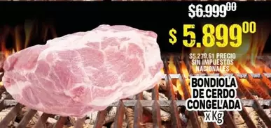 BONDIOLA DE CERDO CONGELADA