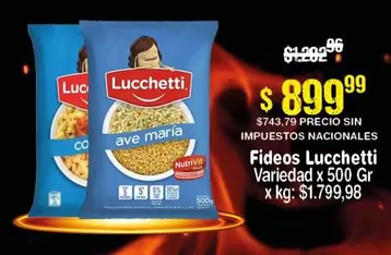 Lucchetti - Fideos