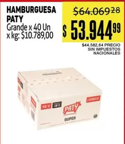 Paty - HAMBURGUESA