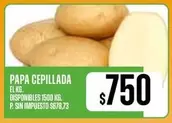 PAPA CEPILLADA