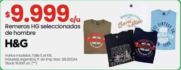 California - Remeras HG seleccionadas de hombre