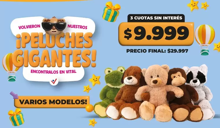 Vital - PELUCHES GIGANTES!