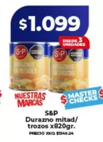 S&P - Durazno mitad/ trozos