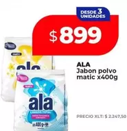 Ala - Jabon polvo matic x400g