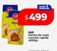 S&P - Harina de maiz coccion rapida
