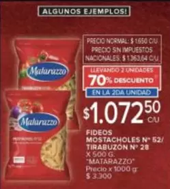 Matarazzo - MOSTACHOLES N 52/ TIRABUZON N° 28