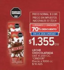 Cindor - LECHE CHOCOLATADA