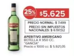 Gancia - APERITIVO AMERICANO
