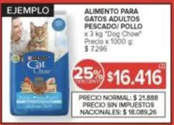 Cat Chow - ALIMENTO PARA GATOS ADULTOS PESCADO/POLLO