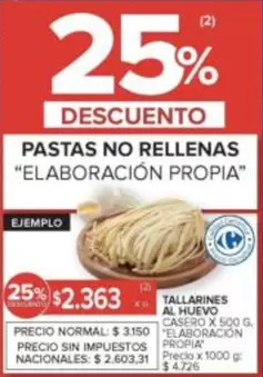 X$ - PASTAS NO RELLENAS