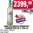 Estancia Mendoza - CHENIN DULCE x 750 cc