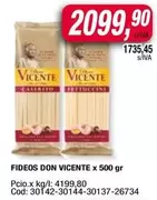 Vicente - FIDEOS DON VICENTE