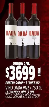 Dada - VAR x 750 CC