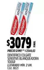 Colgate - SENSITIVE BLANQUEADORA