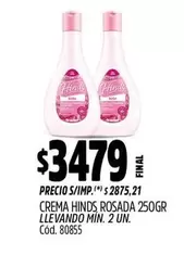 Hinds - ROSADA 250GR