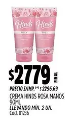 Hinds - ROSA MANOS