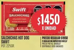 Swift - SALCHICHAS HOT DOG