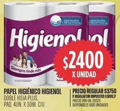 Higienol - PAPEL HIGIÉNICO