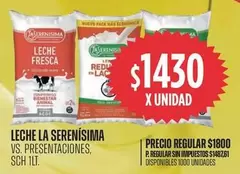 La Serenísima - LECHE