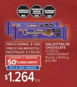 chocolinas - GALLETITAS DE CHOCOLATE