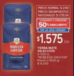 Nobleza Gaucha - YERBA MATE SELECCIÓN